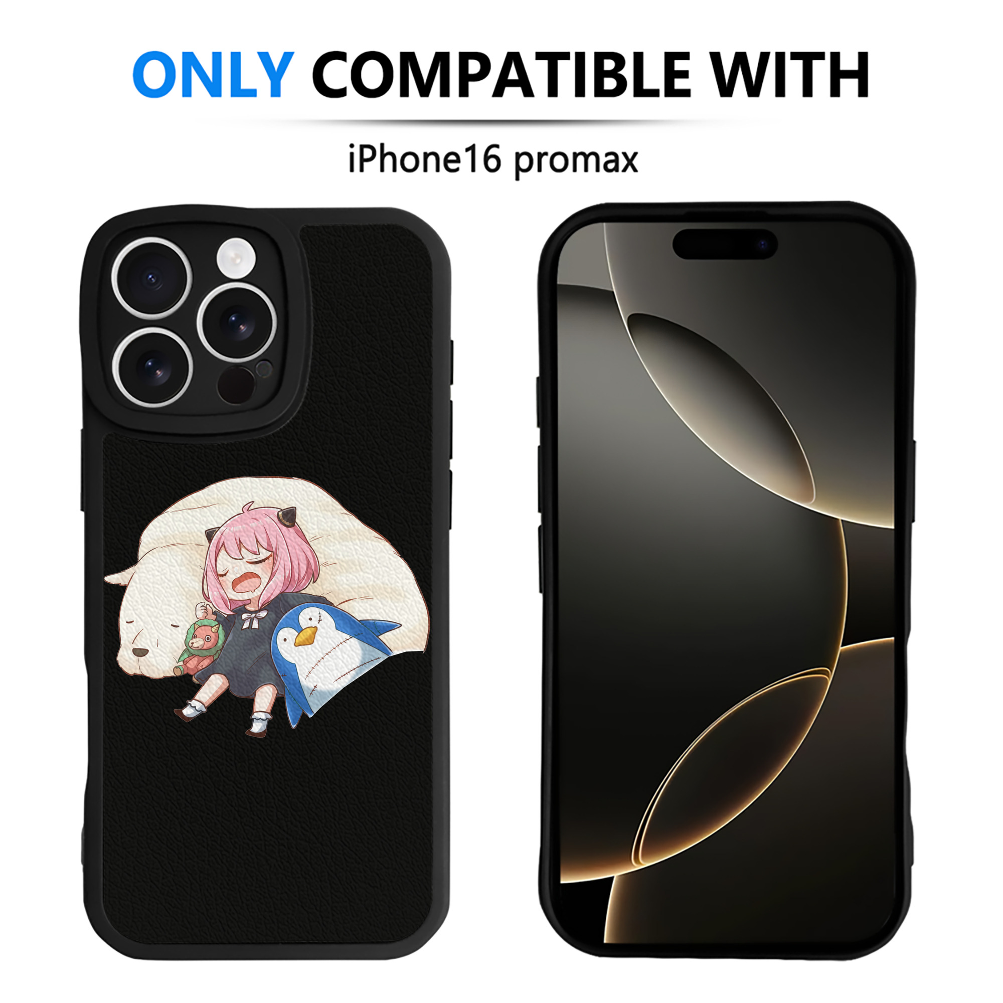 （画像用） SPY×FAMILY间谍家家酒 【iPhone 16シリーズ対応】シリコンスマホケース（レザー調） 材質：シリコン